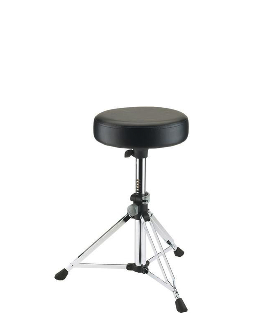 K&M Drummer's throne Grande height adjustable round seat chrome